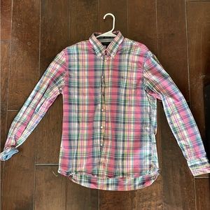 Colorful Tommy Hilfiger casual long sleeve shirt